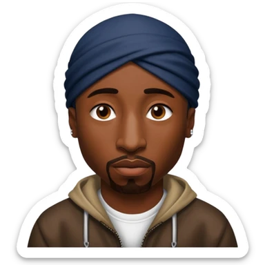 Tupac shakur sticker