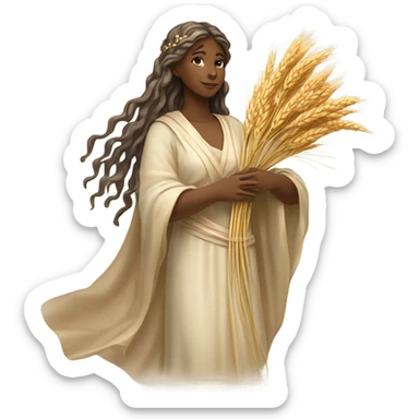 astrology virgo the maiden iridescent  sticker