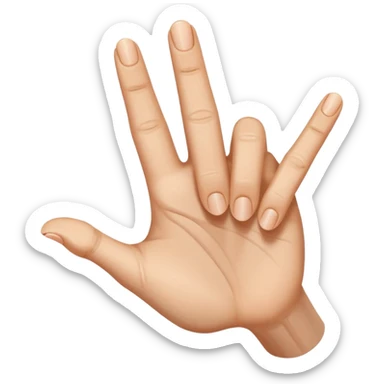 finger pointing towards the screen sticker