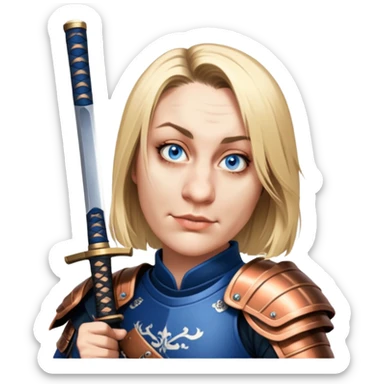 Vigilant Samurai sticker