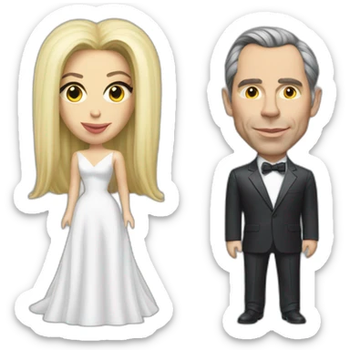 Jeff Koons and Lady Gaga sticker