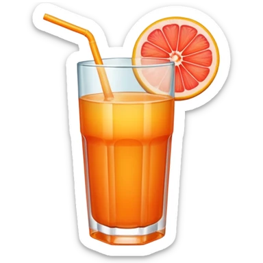 grape fruit juice sticker