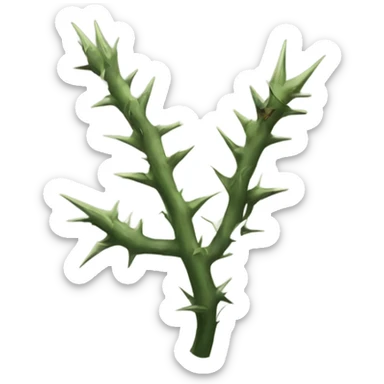 dear thorns sticker