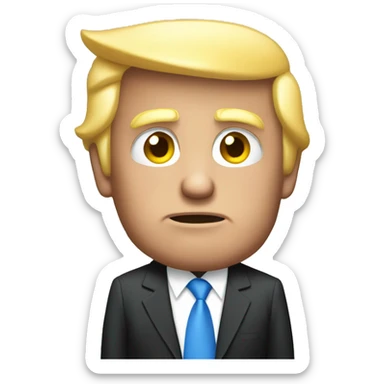 trump who deals in stock market sticker