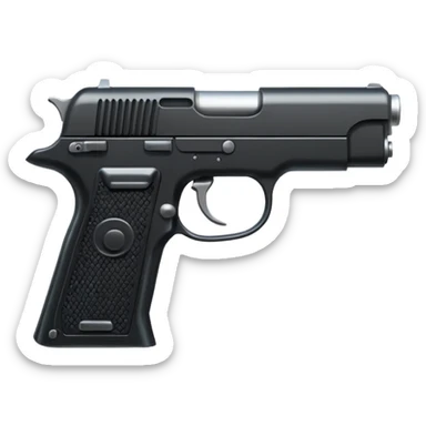 pistol sticker