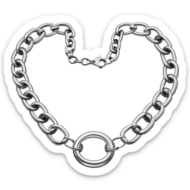Prada chain necklace sticker