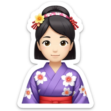 Japanese summer festival sticker