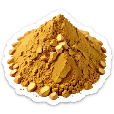 ginger powder sticker