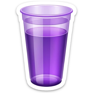 Purple Lean cup sticker