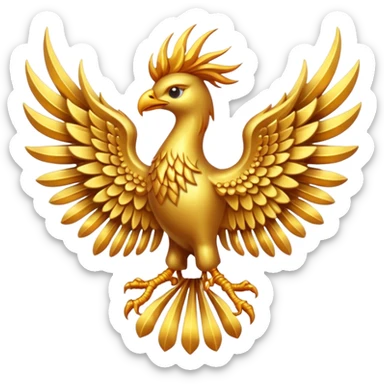 phoenix symbol/embelem/brosch sticker