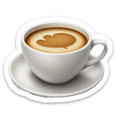 Cup of coffee sticker