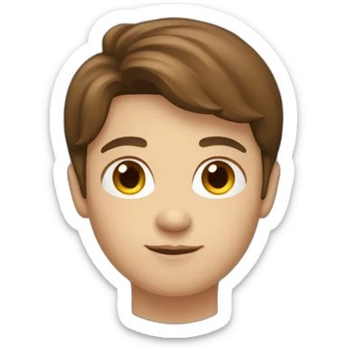 European family Brown haired sticker