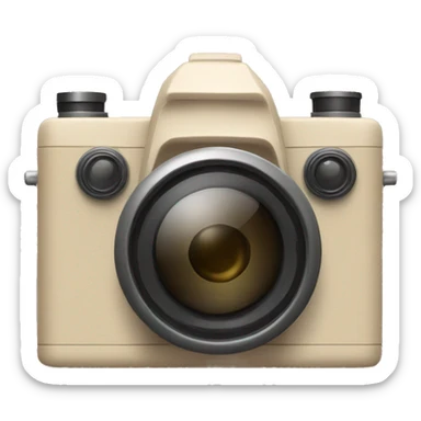 Camera beige sticker