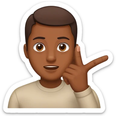 Me flipping someone off sticker