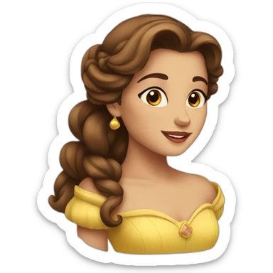 Belle sticker