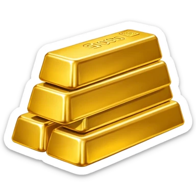  6 gold bar RANKED  4 2 1 sticker