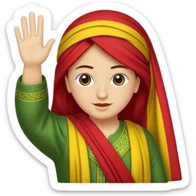 Kurdish bayrak sticker