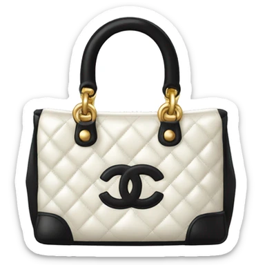 Chanel bag black sticker