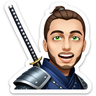 Warrior Samurai sticker