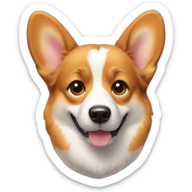 Corgi dog sticker