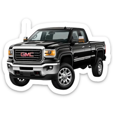 GMC sierra 2500hd truck sticker