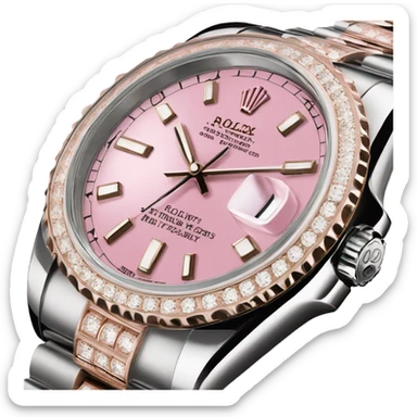 rolex pink sticker