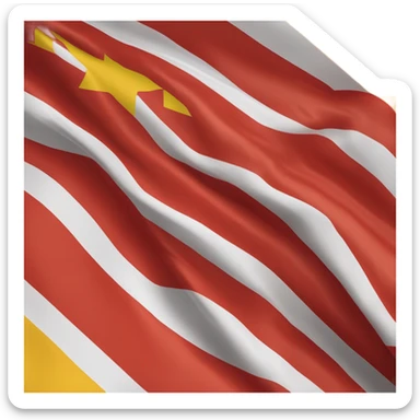 Ossetian flag sticker