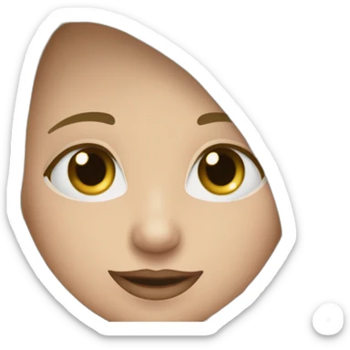 девушка с длинными черными волосами и красивой улыбкой sticker