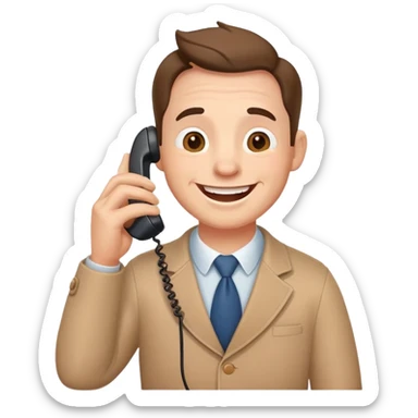 john pork emoji, like that one famous picture where hes calling sticker