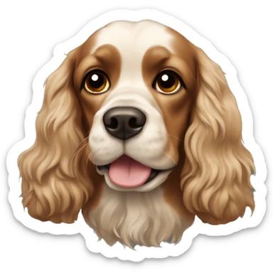 Cocker spaniel sticker