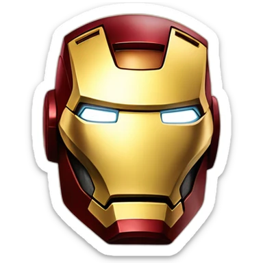 iron man activated sticker