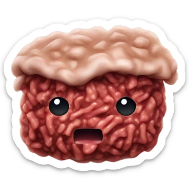 Mince beef sticker