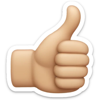 Thumbs up  sticker
