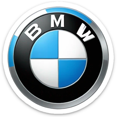 bmw logo sticker