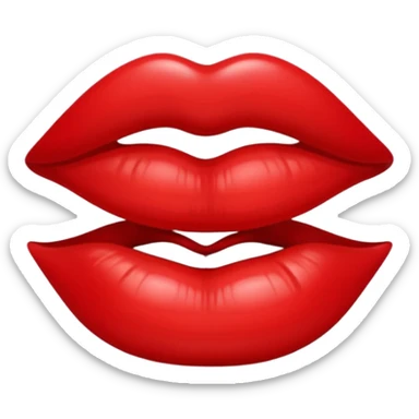 Kiss emoji sticker