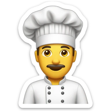 chef instructions sticker