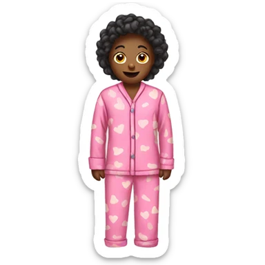 Pajama set sticker