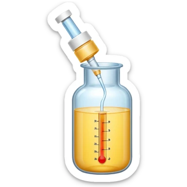 an infusion injection sticker