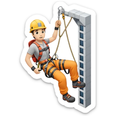 rope access sticker