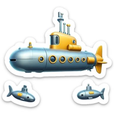 A submarine sticker