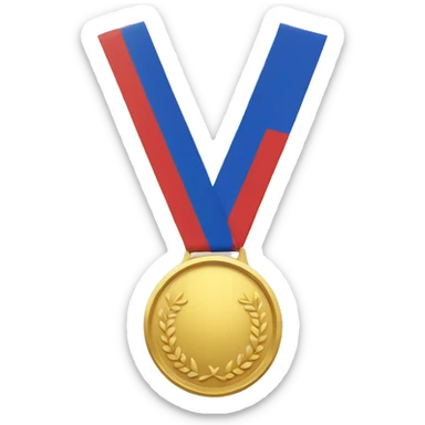 gold medal sticker