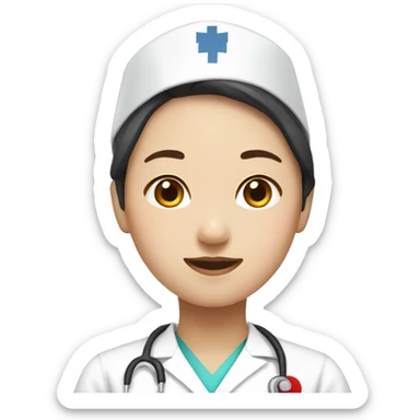 korea nurse student, no cap sticker