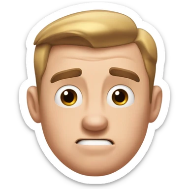 Realistic Mr incredible head with haircut and straight face and THE EVEN MORE THICCEST EVER NOSE that it clears out the eyes and needs to be in 144 pixels sticker