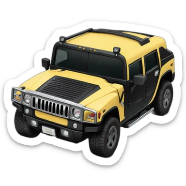 Triple H with hummer sticker