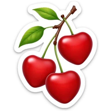 a couple of cherries sticker