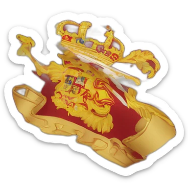 bandera del imperio español sticker