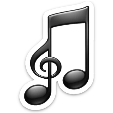 musical note sticker