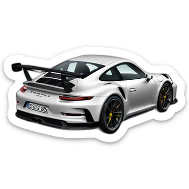 porsche 911 992 gt3 rs sticker