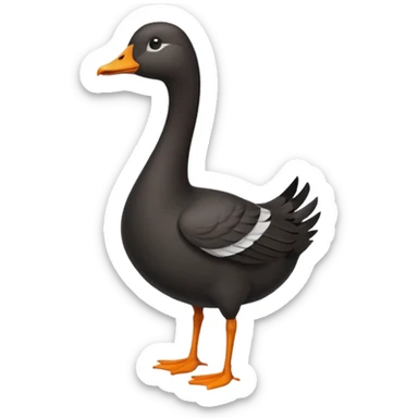 black goose sticker