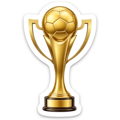 World Cup trophy sticker